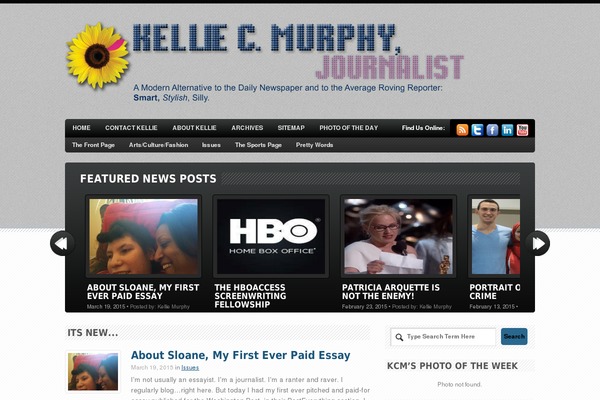 Bold News theme site design template sample