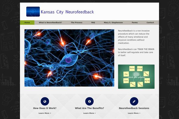 Vantage theme site design template sample