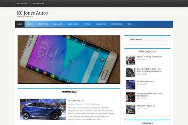 iMag Mag theme site design template sample