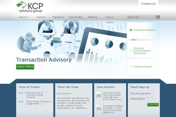 kcpadvisory.com site used Kcp