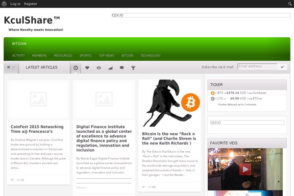 Site using Cryptocurrency Ticker plugin
