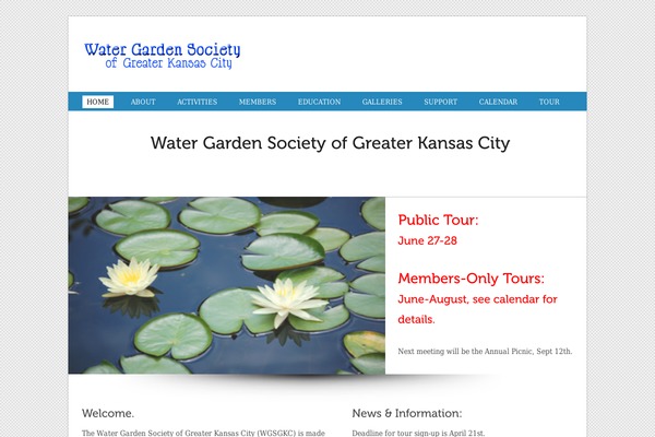 kcwatergarden.com site used Squirrel