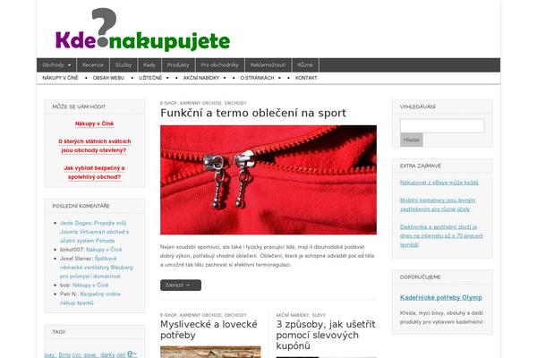 kde-nakupujete.cz site used Pressbook-blog