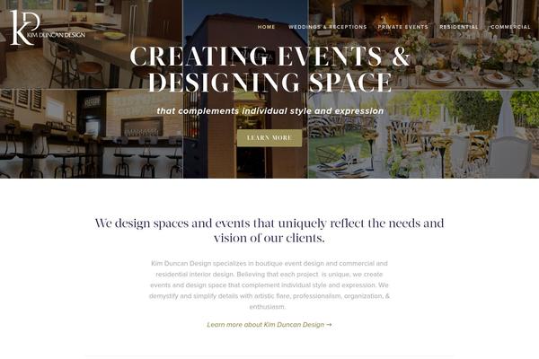kdeventdesigns.com site used Minimal-desire
