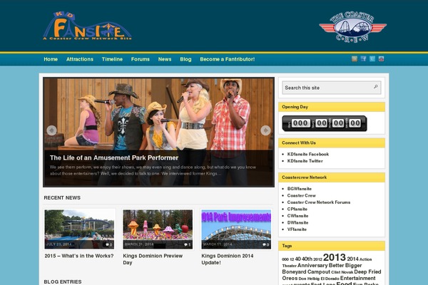 kdfansite.com site used Fansite