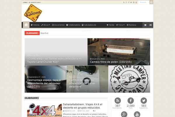 Site using Taqyeem plugin
