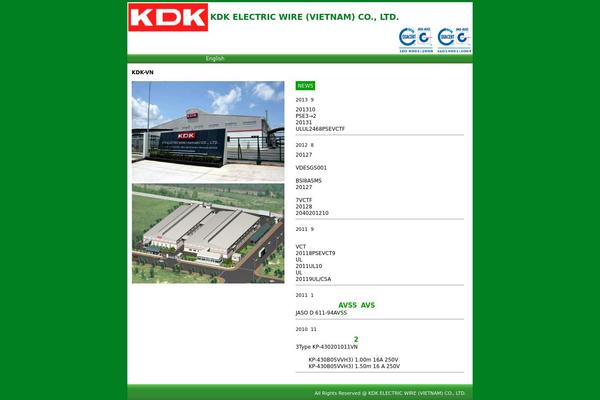 kdkvn.com site used Kdk