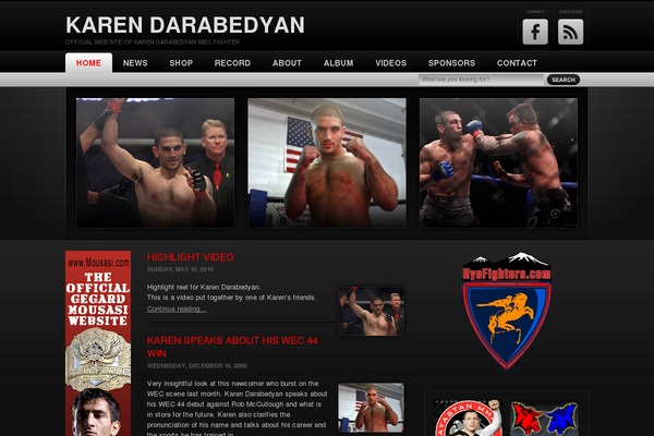 Black Aperture theme site design template sample