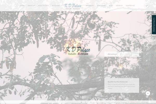 Kinetika theme site design template sample