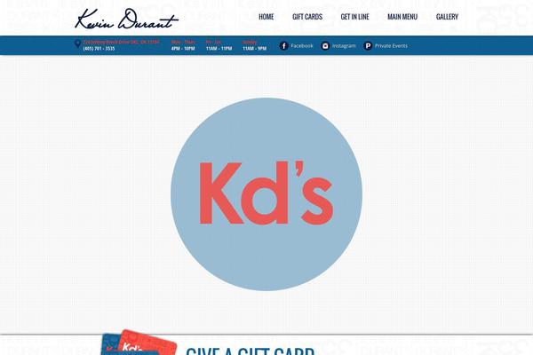 Kds theme site design template sample