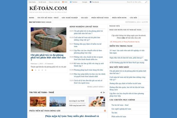 Weekly theme site design template sample