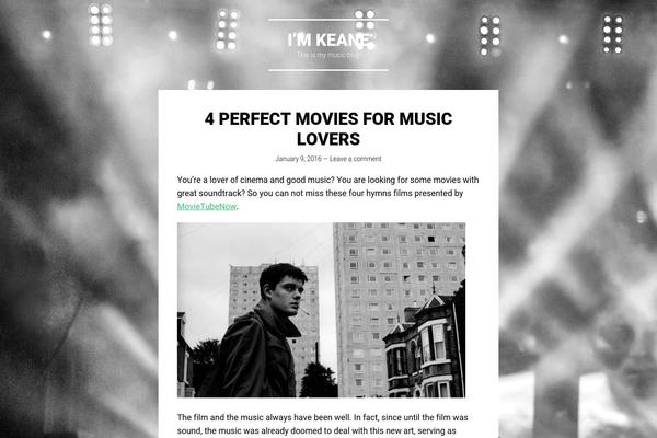 Singl theme site design template sample