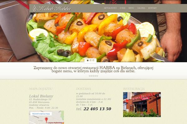 MyCuisine theme site design template sample