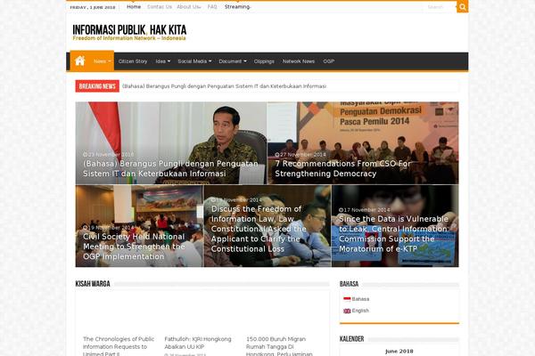 Site using qTranslate plugin