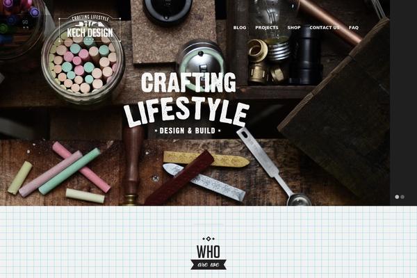Hardy theme site design template sample