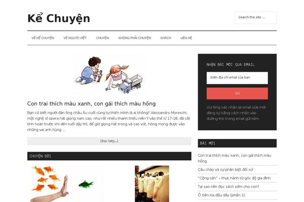 Magazine Pro theme site design template sample