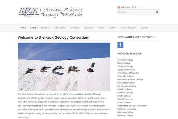 keckgeology.org site used Currents
