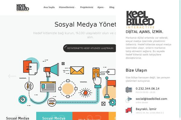 Seven theme site design template sample