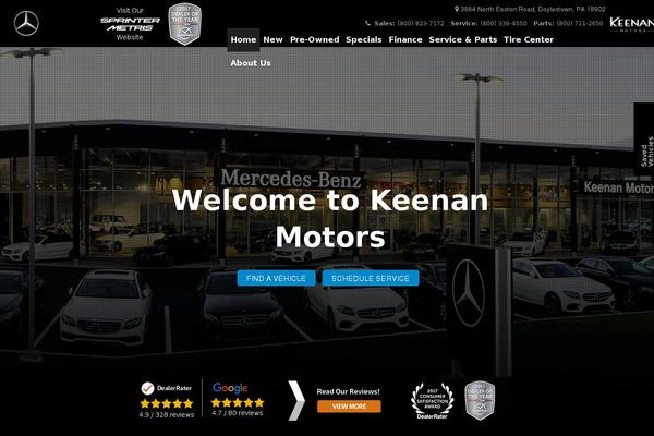 Dealer Inspire theme site design template sample