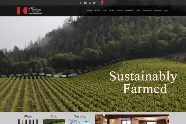 Keenan theme websites examples