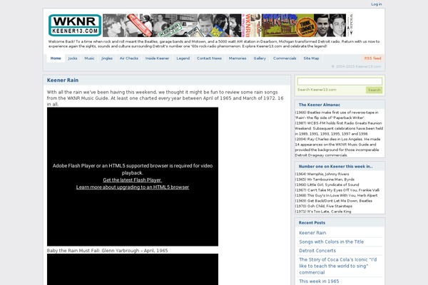 keenerpodcast.com site used Blocks