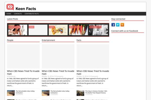MH Magazine theme site design template sample