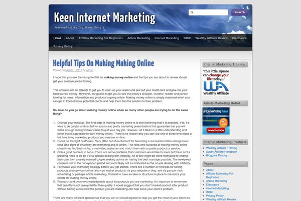 Third Style theme site design template sample