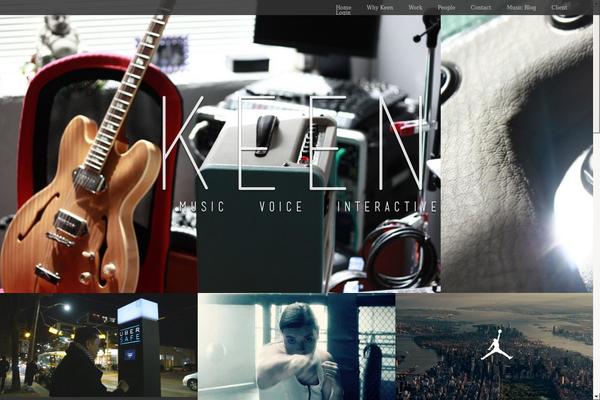 keenmusic.ca site used Keen