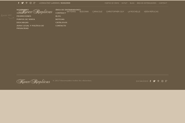 keenreplicas.es site used Kallyas