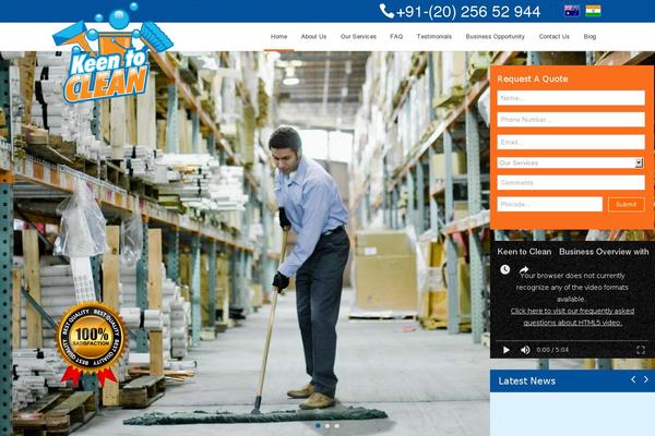 keentoclean.co.in site used Keentoclean
