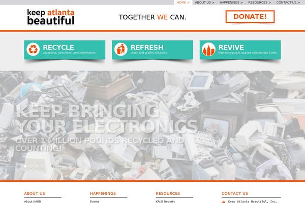 keepatlantabeautiful.org site used Katlb