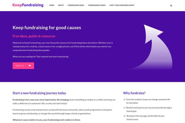 keepfundraising.com site used Bitz-child
