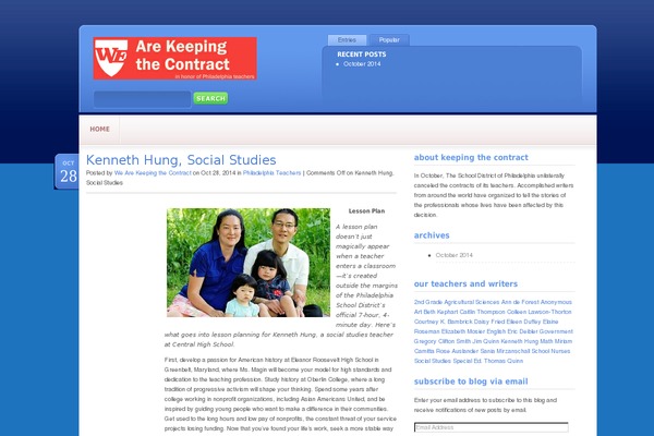 BlueSky theme site design template sample