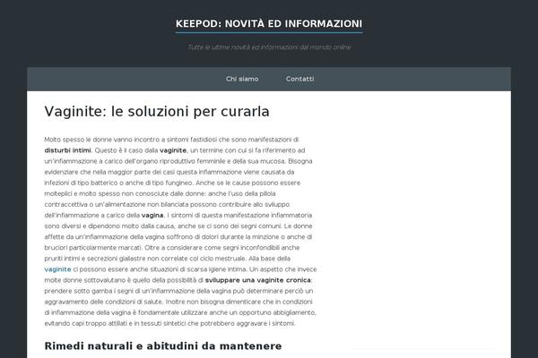 Finch theme site design template sample