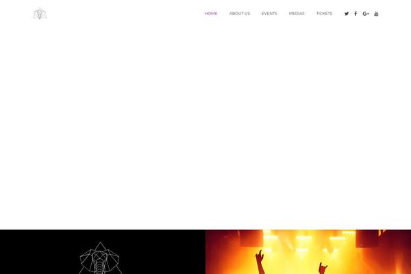 Megatron theme site design template sample