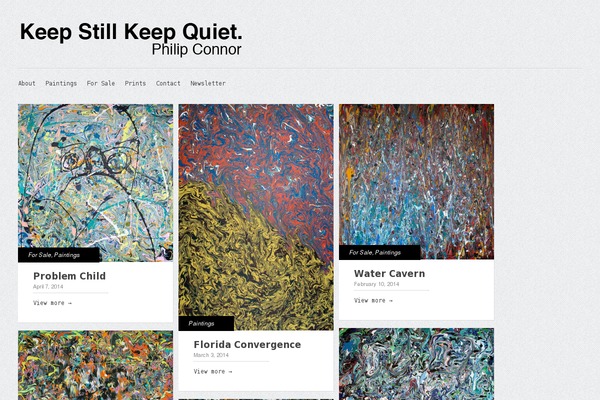 Gridly theme site design template sample