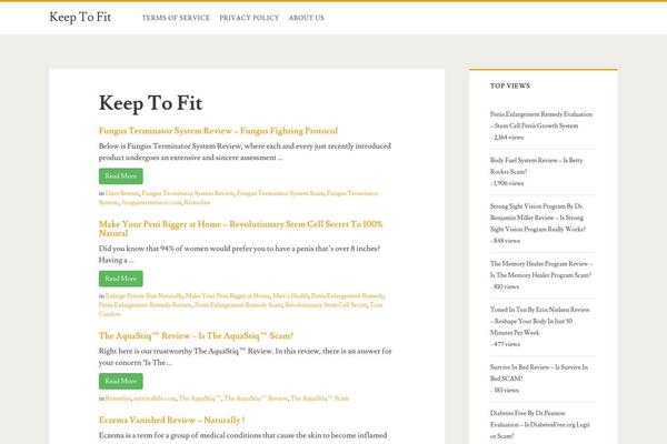 Ignite theme site design template sample