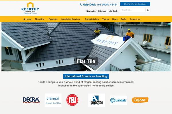 keerthyroofings.com site used Wpazure