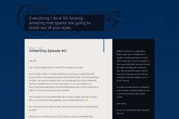 Dusk To Dawn theme site design template sample