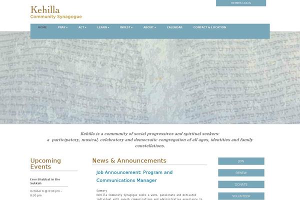 Mindful theme site design template sample