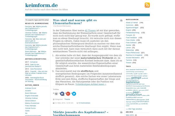 Site using Expanding Archives plugin