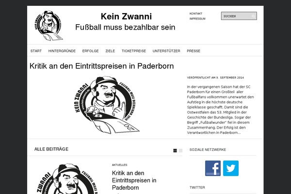 Site using 2 Click Social Media Buttons plugin