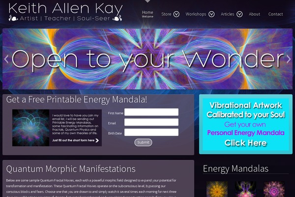 keithallenkay.com site used Metropolis