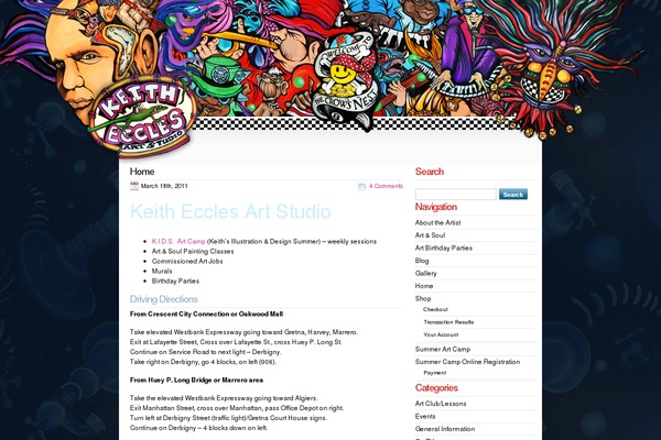 Basic theme site design template sample
