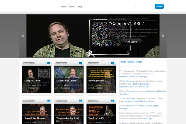 Evid theme site design template sample
