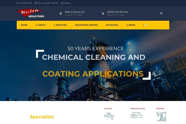 keithinc.com site used Keith-industries