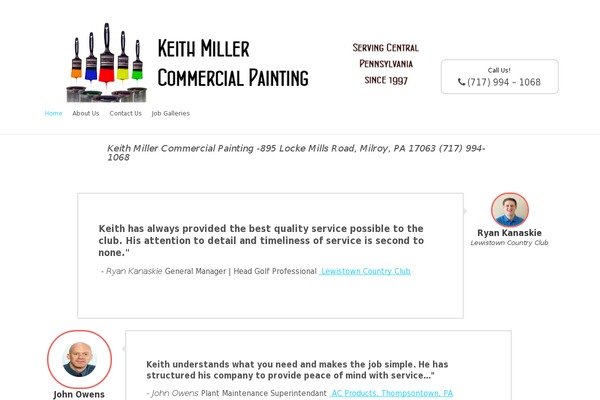 weGallery website example screenshot