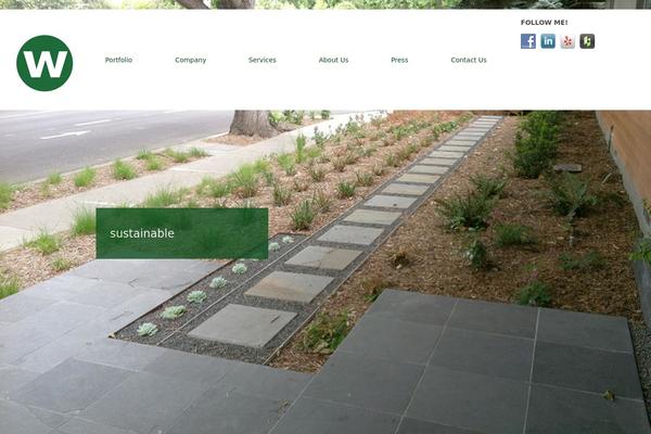 Arch theme site design template sample