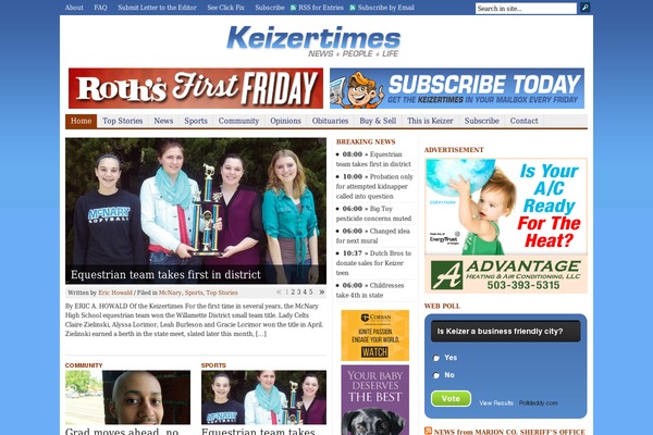 BlogNews theme site design template sample