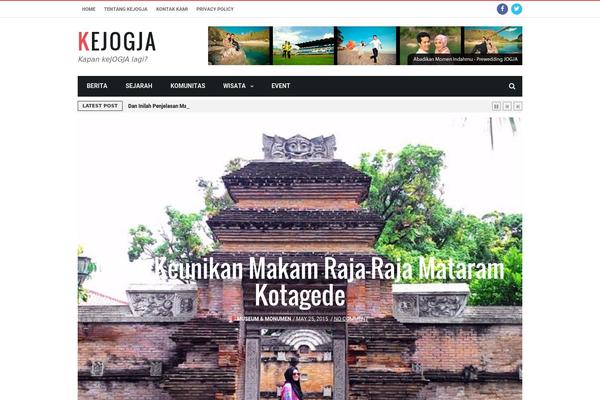 MaxBlog theme site design template sample